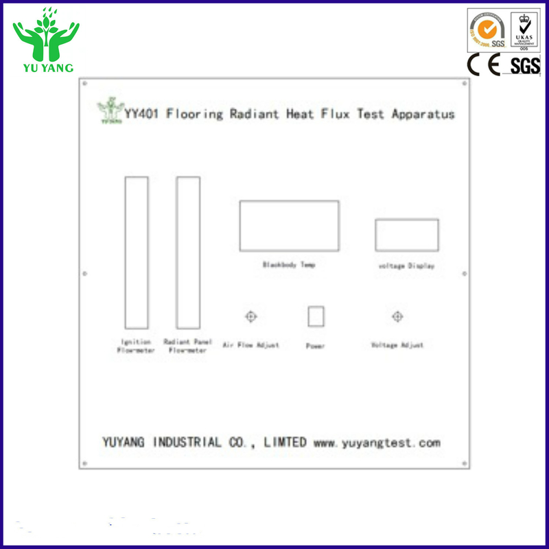 복사열 에너지원을 가진 ISO 9239-1 ASTM E648 불 검사자 긴요한 빛난 유출