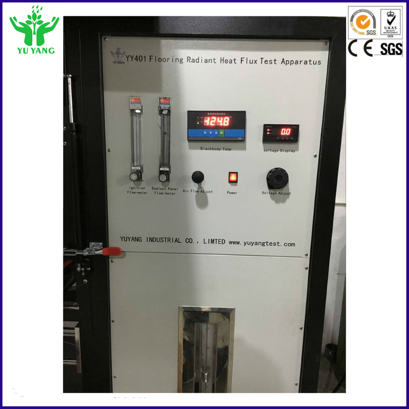 복사열 에너지원을 가진 ISO 9239-1 ASTM E648 불 검사자 긴요한 빛난 유출