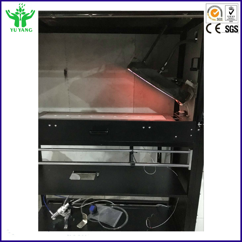 복사열 에너지원을 가진 ISO 9239-1 ASTM E648 불 검사자 긴요한 빛난 유출