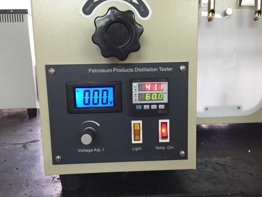 ASTM D86 수동 유형 증류법 기구 가솔린 기름 시험 장비