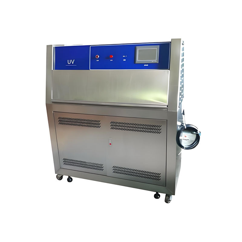 랩 프로그래머블 디지털 UV 가속 노화 시험 챔버 220V 전자 전원 1년 보증 플라스틱 유리 구조