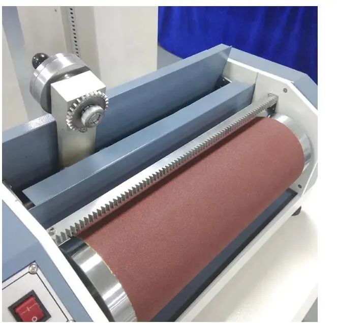 DIN 굴착 테스트 기계 ISO 4649에 맞는 결과 계산을 위한 섬유 시험 기구