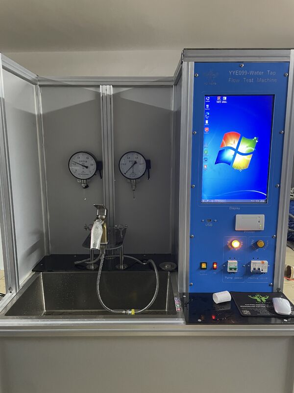 EN817 Water Flow Testing Machine - 30L/min Flow Rate Tester with 0.6 MPa Pressure and Real-Time Data Display
