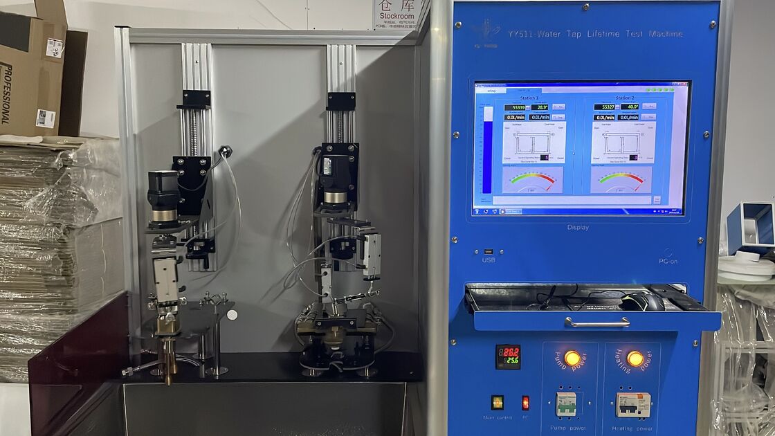 EN817 컴퓨터로 제어되는 플러크 라이프 사이클 테스트 기계, 조정 가능한 속도 (0-15/분) 및 스테인리스 스틸 구조