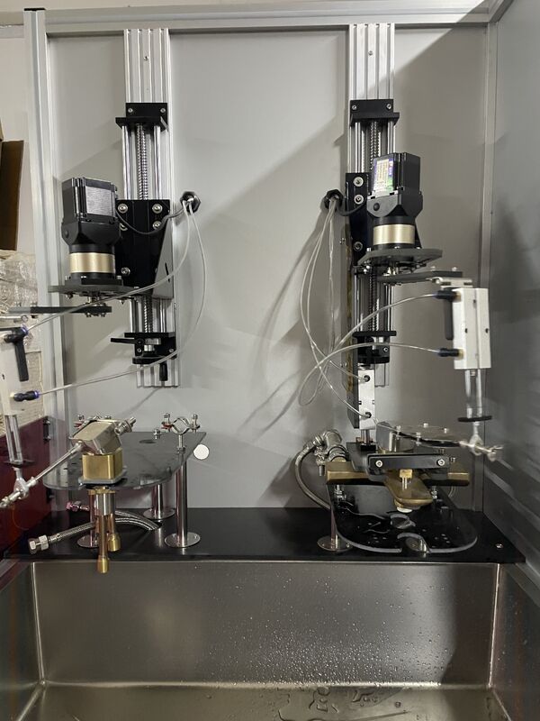 EN817 컴퓨터로 제어되는 플러크 라이프 사이클 테스트 기계, 조정 가능한 속도 (0-15/분) 및 스테인리스 스틸 구조