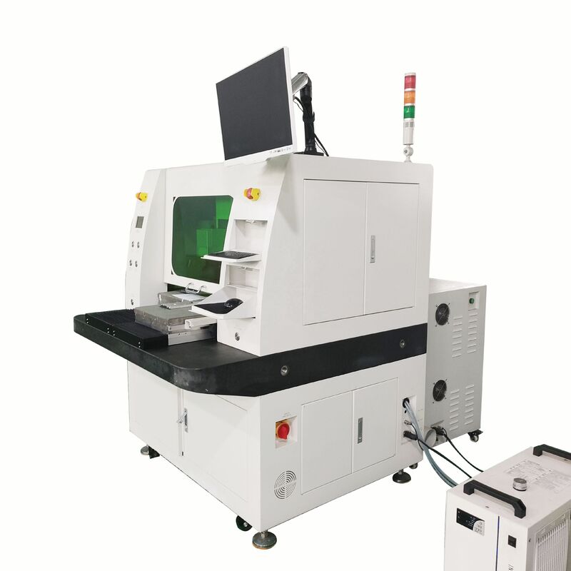 PCB 굴착 라우팅 머신 350mm*300mm 이동 거리 0.5μm 해상도 비율 및 15W 레이저 출력 전력