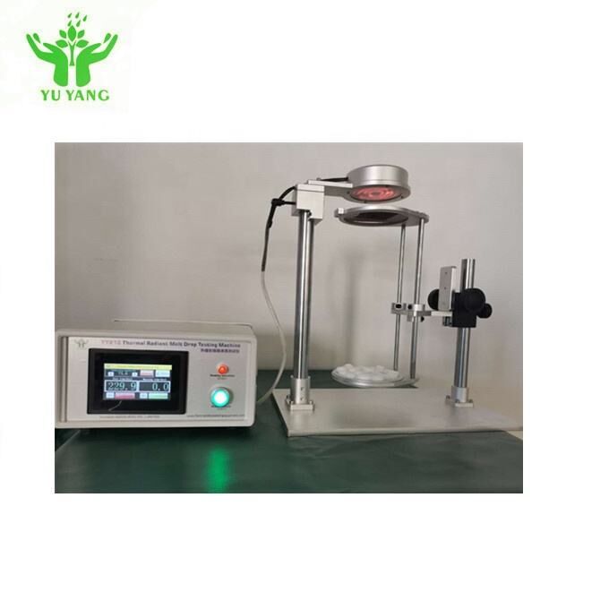 30KW/m2 열 복사 스테인리스 스틸 테스트 캐비닛을 갖춘 열 복사 용융 낙하 테스터 (NF P92-501 표준 준수)