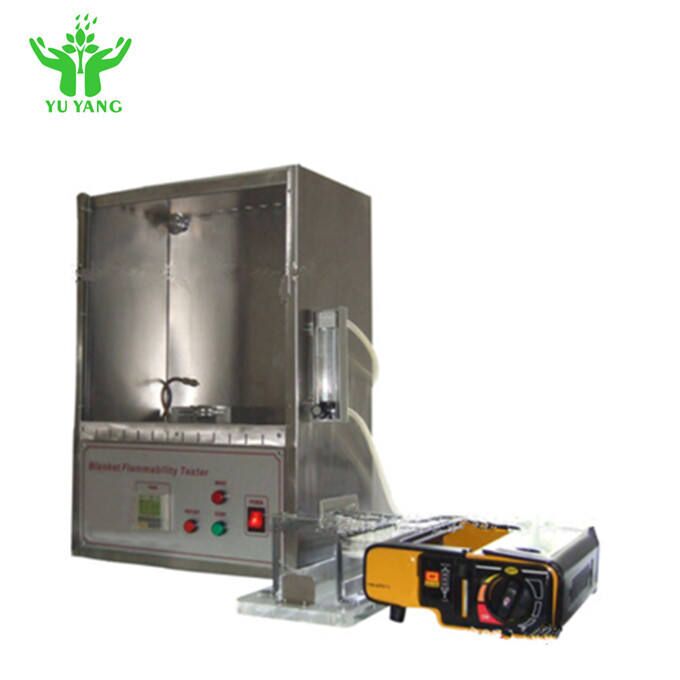ASTM D4151 담요 난연성 시험기 (70mmx70mm 시편 및 16mm 화염 길이) 화재 시험 장비