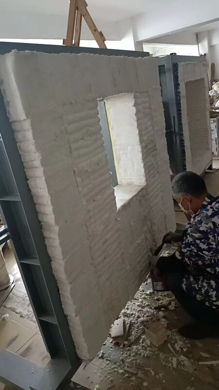 ISO 834을 준수하는 수직 방화 저항 시험 오븐 1200 °C 온도 및 모듈형 구조
