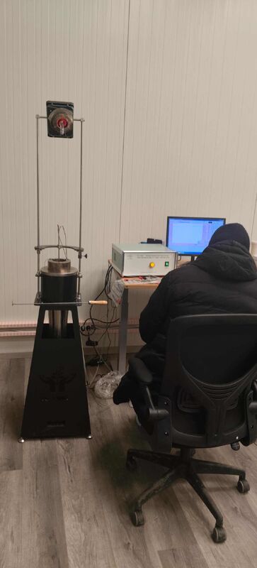 마이크로 컴퓨터 제어 불화성 테스트 장치 ISO 1182-2020 1600°C 열 저항을 준수
