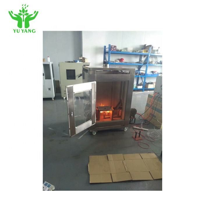 스테인리스 스틸 방화 저항 코팅 테스트 장비 ISO 834-1 180°C-220°C±2°C 온도 경보에 적합