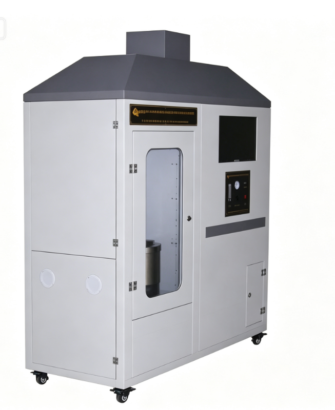 플라스틱 고무 전자 재료용 0–500°C 시험 온도, 조절 가능한 공기 흐름 및 ±1°C 온도 정확도를 갖춘 UL94 난연성 시험기