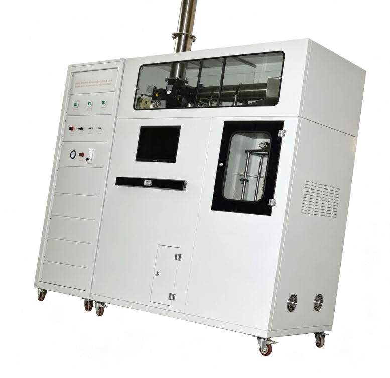 100 kW/m² 복사 강도 및 고정밀 전자 저울을 갖춘 ISO 5660 표준 콘 열량계 가연성 시험기