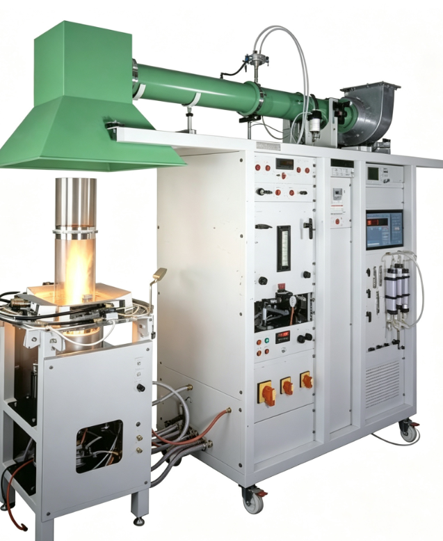 ASTM E2058 화재 확산 시험 장치 (열 방출률 측정을 위한 31kW 프로판 샌드박스 버너 포함)