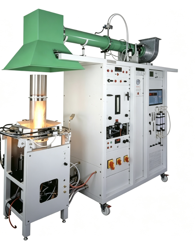 ASTM E2058 화재 확산 시험 장치 (열 방출률 측정을 위한 31kW 프로판 샌드박스 버너 포함)