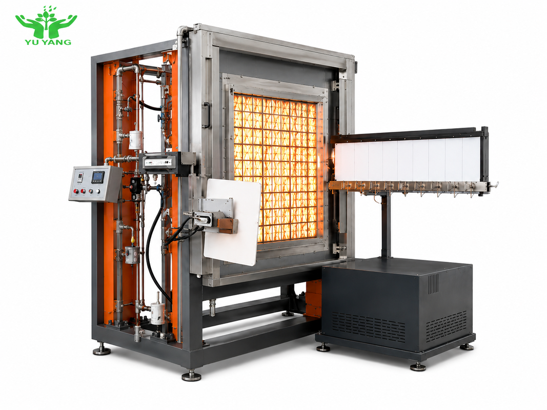BS 476-7 규격 준수용 복사 패널 화염 확산 시험기 (400KG 중량, 220V 50HZ 전원)