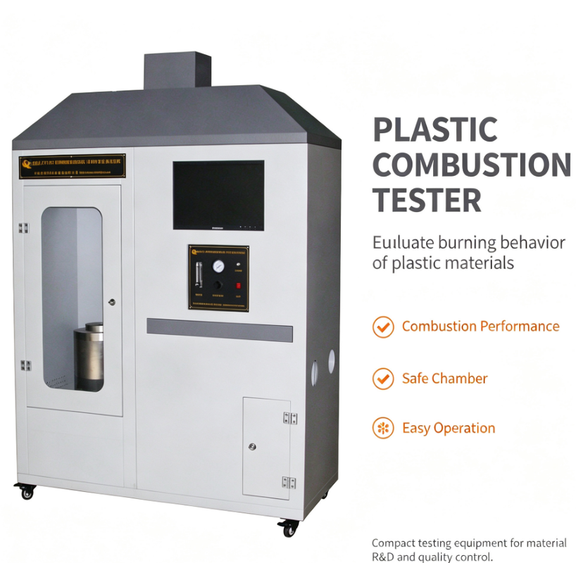 Industrial Plastic Fire Resistance Testing Machine Combustion Behavior Tester for Research Laboratory