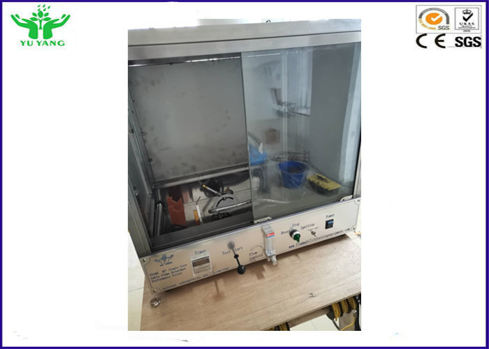 45°는 0.1 L ~ 1개 L /min 핵심 케이블 가연성 시험 장비 GB/T 25085를 골라냅니다