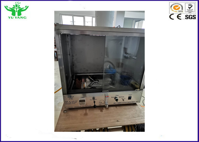 45°는 0.1 L ~ 1개 L /min 핵심 케이블 가연성 시험 장비 GB/T 25085를 골라냅니다