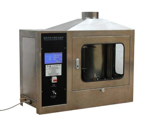 EN ISO 11925-2 표준을 준수하는 건물 구조 분류에 대한 불화성 테스트 장비